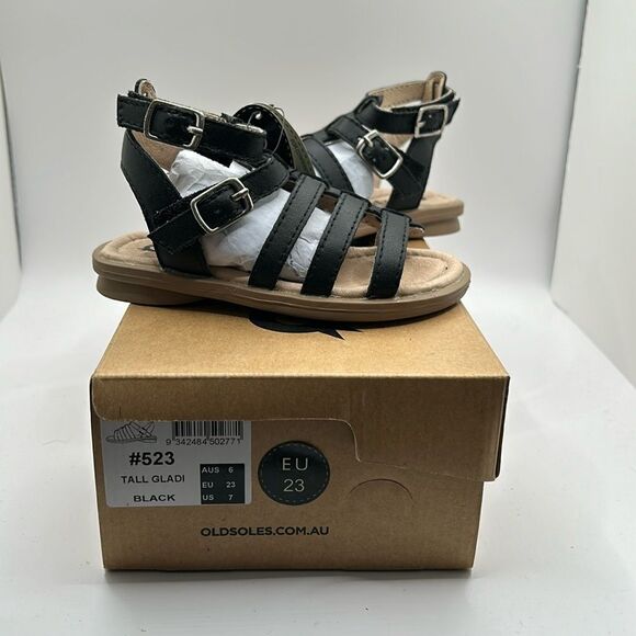 Old Soles Tall Gladiator Sandals NWT in box - Picture 1 of 5